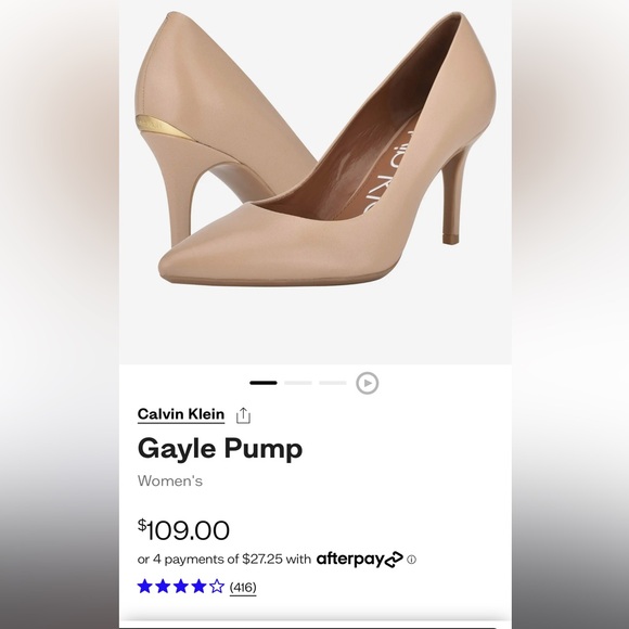 Calvin Klein Gayle pumps in baby pink - Picture 5 of 5